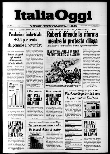 Italia oggi : quotidiano di economia finanza e politica